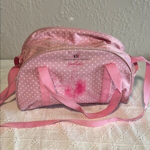 American Ballet Theatre Pink Polka Dot girls dance bag